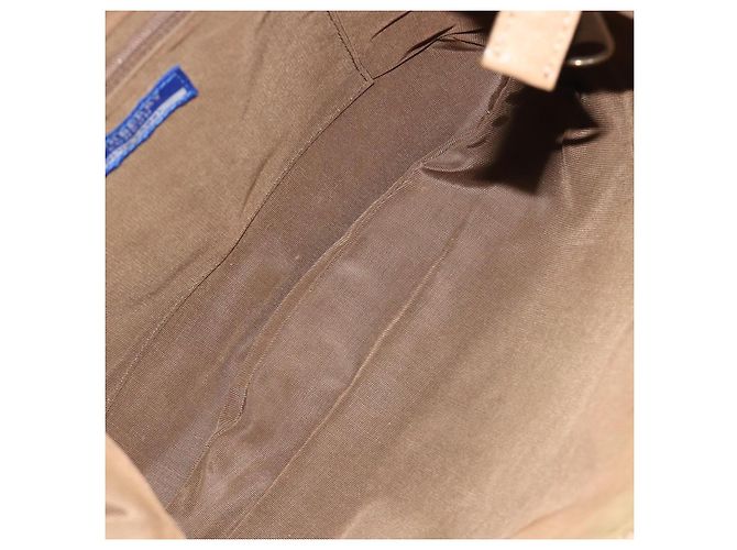 Borsa a Spalla BURBERRY Blue Label in Pelle 2way Beige Auth 188582 - vista 11