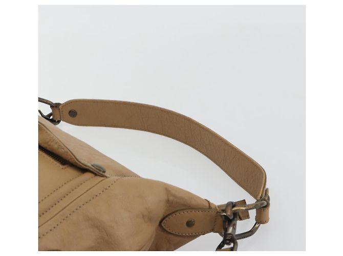 Borsa a Spalla BURBERRY Blue Label in Pelle 2way Beige Auth 188582 - vista 14