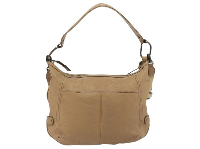 Borsa a Spalla BURBERRY Blue Label in Pelle 2way Beige Auth 188582 - vista 2