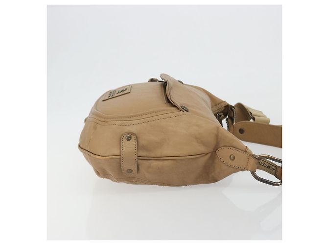 Borsa a Spalla BURBERRY Blue Label in Pelle 2way Beige Auth 188582 - vista 3