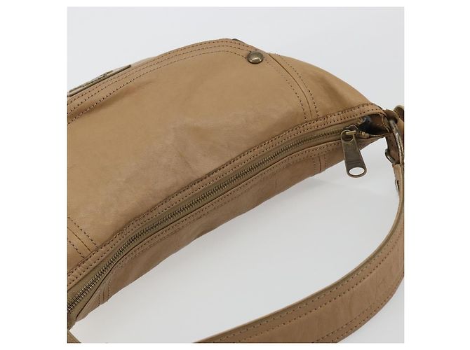 Borsa a Spalla BURBERRY Blue Label in Pelle 2way Beige Auth 188582 - vista 6