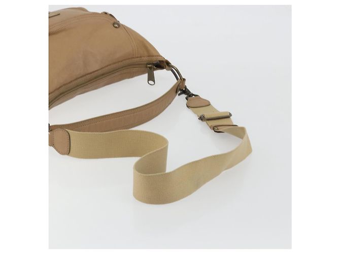 Borsa a Spalla BURBERRY Blue Label in Pelle 2way Beige Auth 188582 - vista 8
