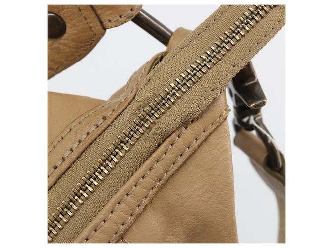 Borsa a Spalla BURBERRY Blue Label in Pelle 2way Beige Auth 188582 - vista 9