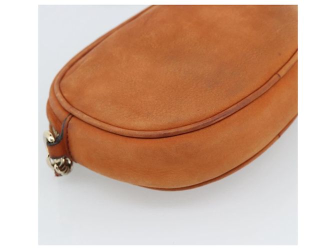 GUCCI Mini Soho Chain Shoulder Bag Pelle Marrone Oro 353965 Auth ka5070 - vista 17