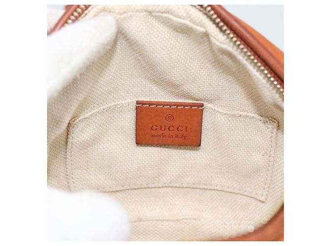 GUCCI Mini Soho Chain Shoulder Bag Pelle Marrone Oro 353965 Auth ka5070 - vista 18