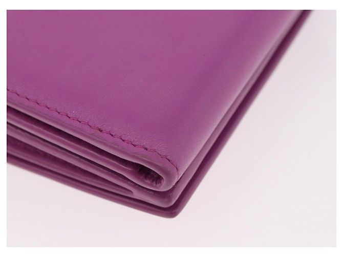 Portafoglio compatto BALENCIAGA in pelle rosa argento 558208 Auth 189571M - vista 15