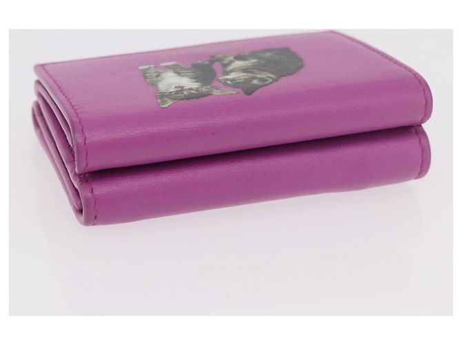 Portafoglio compatto BALENCIAGA in pelle rosa argento 558208 Auth 189571M - vista 5