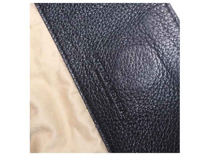 Borsa BOTTEGA VENETA Outlet in pelle nera 115778 Auth bs35781 Nero - vista 10