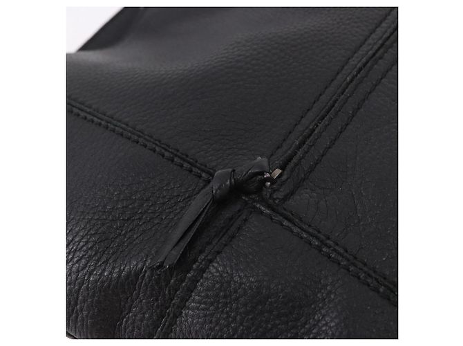 Borsa BOTTEGA VENETA Outlet in pelle nera 115778 Auth bs35781 Nero - vista 17