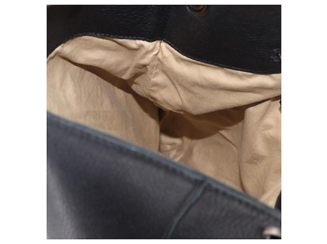 Borsa BOTTEGA VENETA Outlet in pelle nera 115778 Auth bs35781 Nero - vista 19