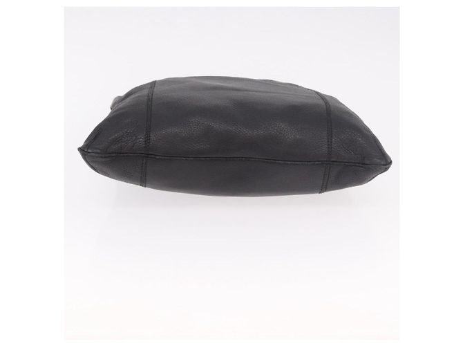 Borsa BOTTEGA VENETA Outlet in pelle nera 115778 Auth bs35781 Nero - vista 5
