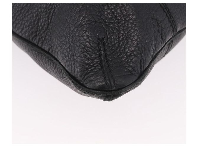 Borsa BOTTEGA VENETA Outlet in pelle nera 115778 Auth bs35781 Nero - vista 9
