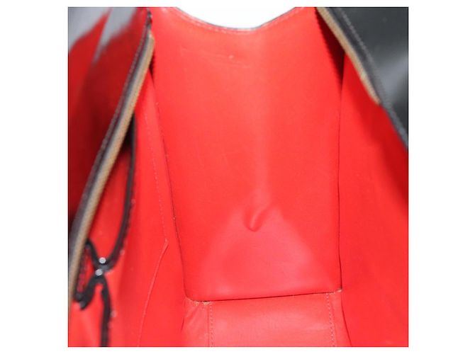 Céline Borsa Tote CELINE in vernice nero e oro Auth bs35949 D'oro - vista 19