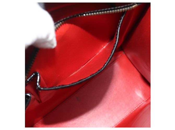 Céline Borsa Tote CELINE in vernice nero e oro Auth bs35949 D'oro - vista 20