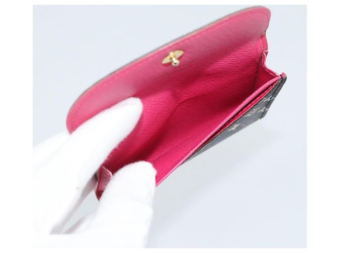 LOUIS VUITTON Multicolor Envelope Carte de Visite Case Black M66561 Auth 189659 - view 9