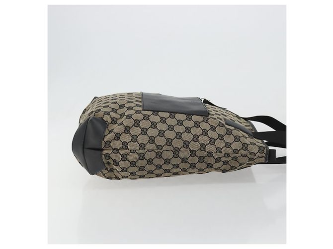 Borsa Tote GUCCI GG Canvas Beige 019 0401 Auth 187824 - vista 3