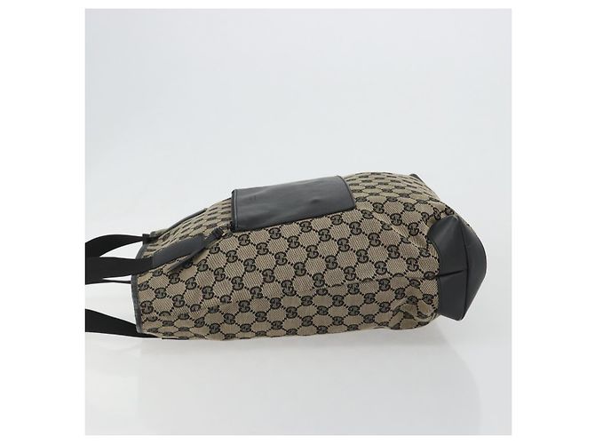 Borsa Tote GUCCI GG Canvas Beige 019 0401 Auth 187824 - vista 4