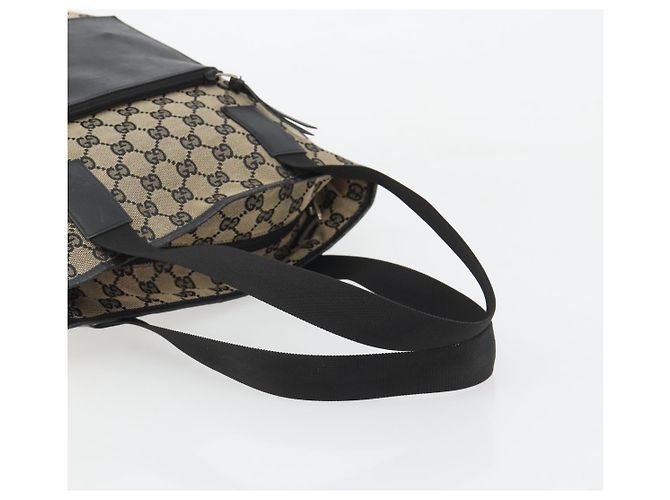 Borsa Tote GUCCI GG Canvas Beige 019 0401 Auth 187824 - vista 7