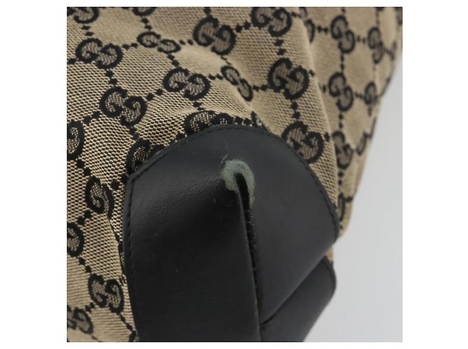 Borsa Tote GUCCI GG Canvas Beige 019 0401 Auth 187824 - vista 9