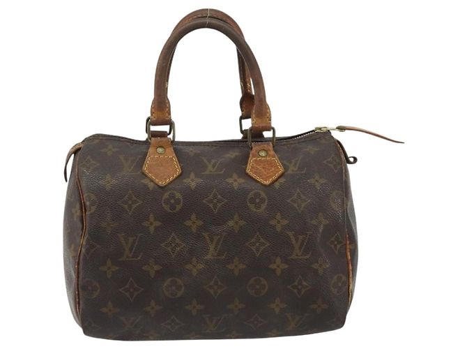 LOUIS VUITTON Borsa Monogram Speedy 25 M41528 LV Auth 187841 Monogramma - vista 13