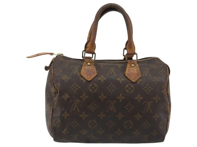 LOUIS VUITTON Borsa Monogram Speedy 25 M41528 LV Auth 187841 Monogramma - vista 2