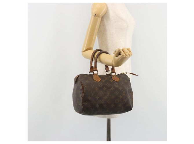 LOUIS VUITTON Borsa Monogram Speedy 25 M41528 LV Auth 187841 Monogramma - vista 24