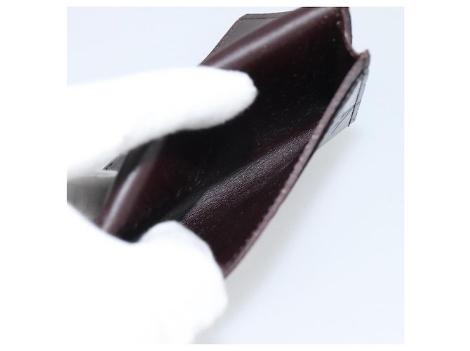 LOUIS VUITTON Vernis Anvelop Cult De Vuitto Case Amarante M91409 Auth 188631 Burdeos - vista 10