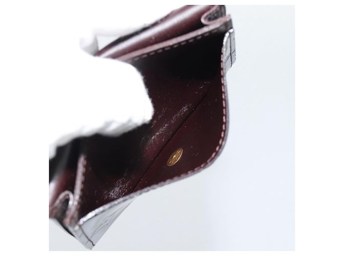 LOUIS VUITTON Vernis Anvelop Cult De Vuitto Case Amarante M91409 Auth 188631 Burdeos - vista 11