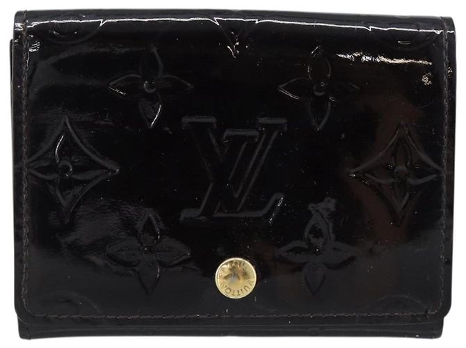 LOUIS VUITTON Vernis Anvelop Cult De Vuitto Case Amarante M91409 Auth 188631 Burdeos - vista 13