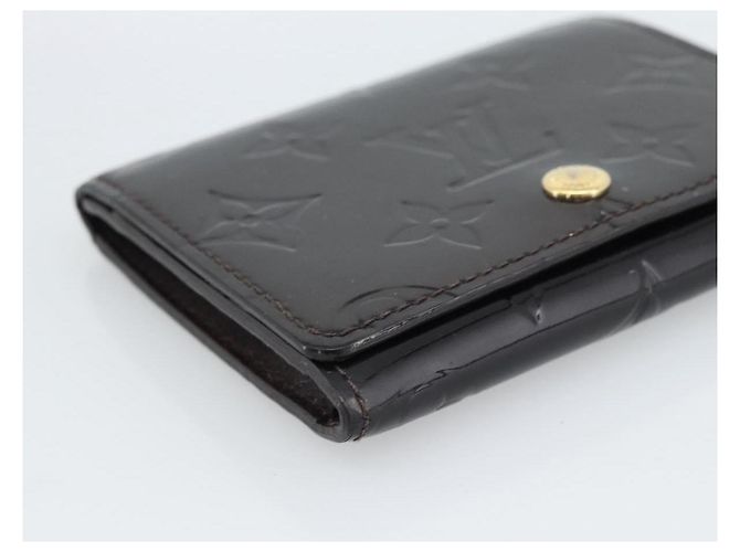LOUIS VUITTON Vernis Anvelop Cult De Vuitto Case Amarante M91409 Auth 188631 Burdeos - vista 14