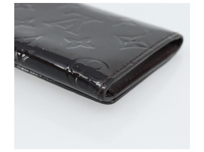 LOUIS VUITTON Vernis Anvelop Cult De Vuitto Case Amarante M91409 Auth 188631 Burdeos - vista 15