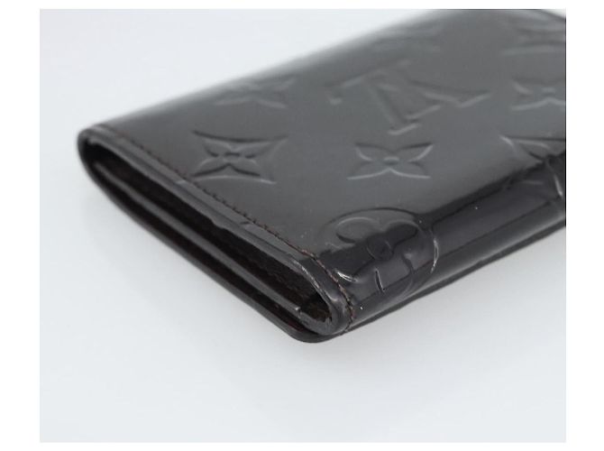LOUIS VUITTON Vernis Anvelop Cult De Vuitto Case Amarante M91409 Auth 188631 Burdeos - vista 16