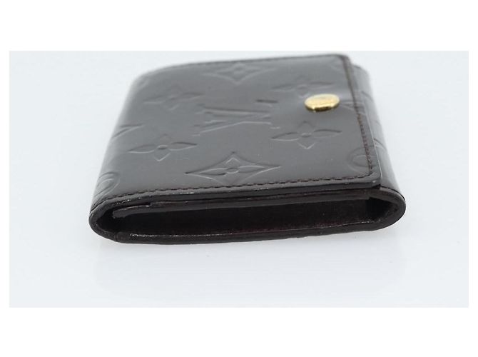 LOUIS VUITTON Vernis Anvelop Cult De Vuitto Case Amarante M91409 Auth 188631 Burdeos - vista 3