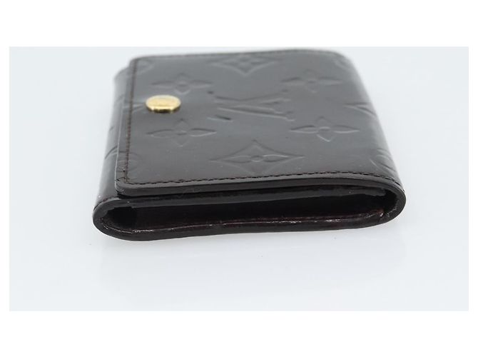 LOUIS VUITTON Vernis Anvelop Cult De Vuitto Case Amarante M91409 Auth 188631 Burdeos - vista 4