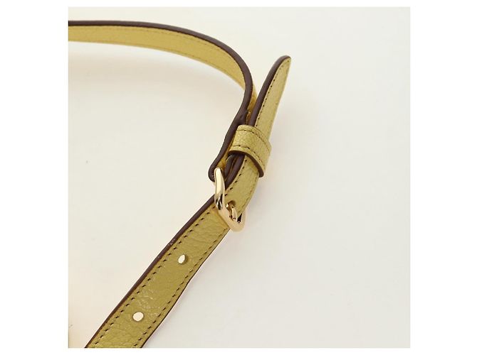 Miu Miu Tote Bag Leder 2way Yellow Gold Auth 189749M Golden Gelb - Ansicht 10