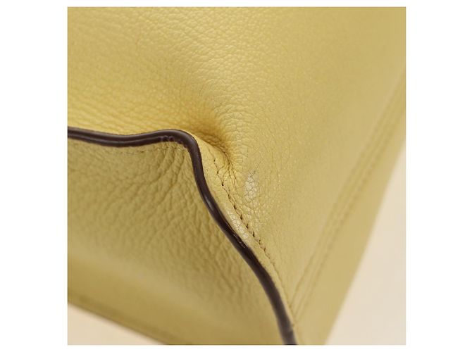 Miu Miu Tote Bag Leder 2way Yellow Gold Auth 189749M Golden Gelb - Ansicht 18