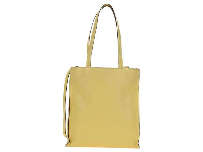 Miu Miu Tote Bag Leder 2way Yellow Gold Auth 189749M Golden Gelb - Ansicht 2