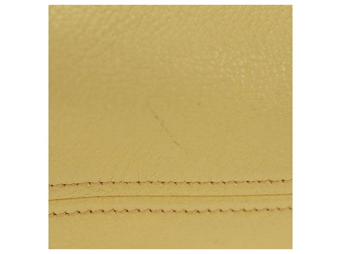 Miu Miu Tote Bag Leder 2way Yellow Gold Auth 189749M Golden Gelb - Ansicht 6