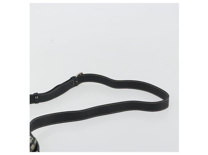 Céline Borsa a tracolla CELINE Macadam Canvas Navy Silver Auth 188605A Argento Blu navy - vista 8