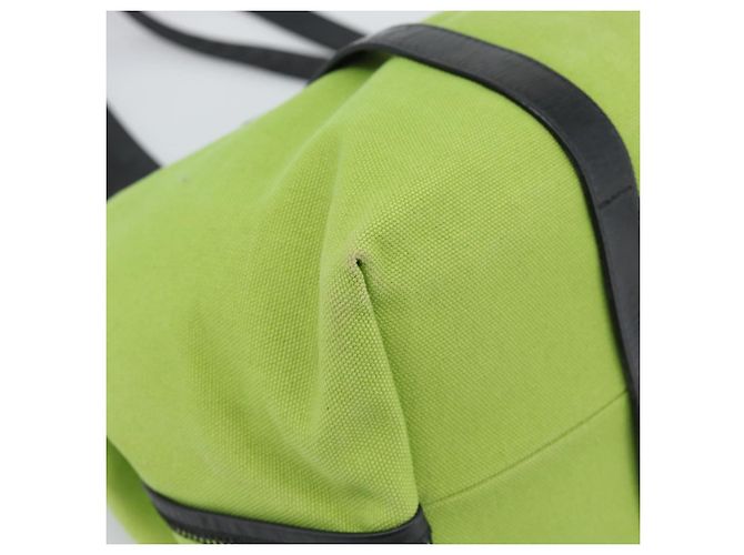 Borsa Tote BOTTEGA VENETA Canvas Verde Nero 256763 Auth bs35773 - vista 14