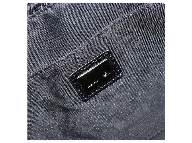 FENDI Zucchino Canvas Tote Bag Black Silver Auth ep14953 Schwarz Silber - Ansicht 19