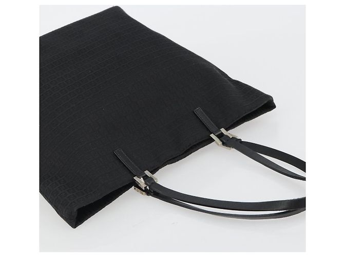 FENDI Zucchino Canvas Tote Bag Black Silver Auth ep14953 Schwarz Silber - Ansicht 6