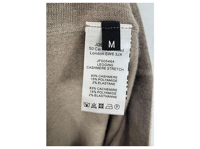 Joseph Leggings de cachemira beige - vista 4