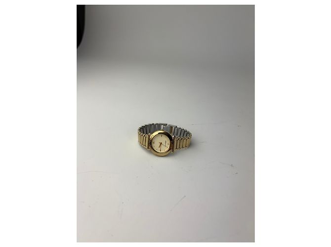 Vintage Courreges Bracelet Watch Gold Cream Golden - view 4