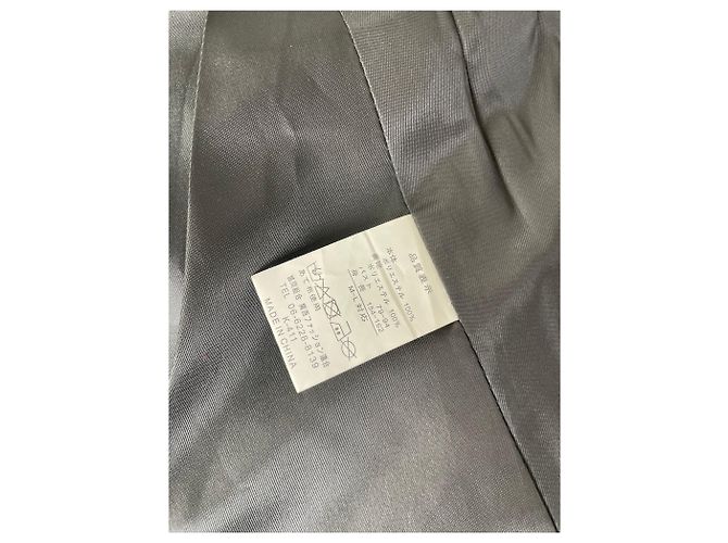 Vintage Courreges Wollmischgewebe Blazer Anthrazitgrau ca. 1990s - Ansicht 8
