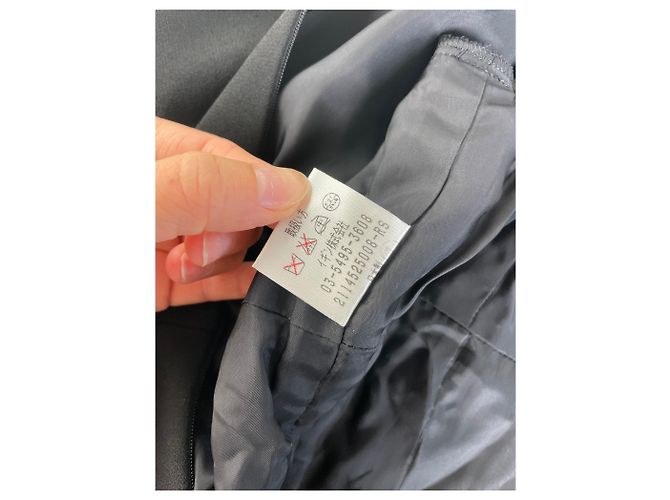 Chloé Vintage Chloe Crepe Midi Kleid Schwarz M - Ansicht 10