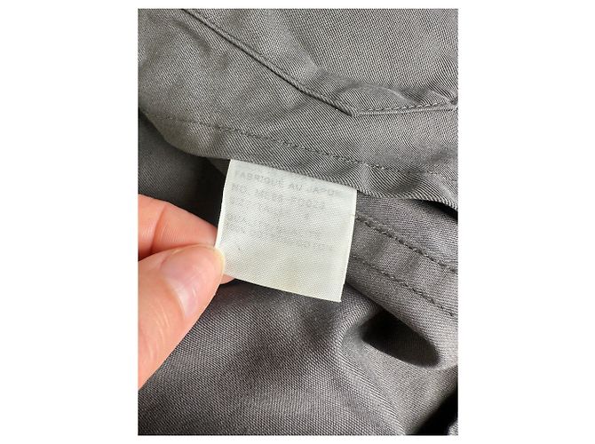 Giacca Vintage Issey Miyake in misto cotone da uomo Grigio M - vista 11