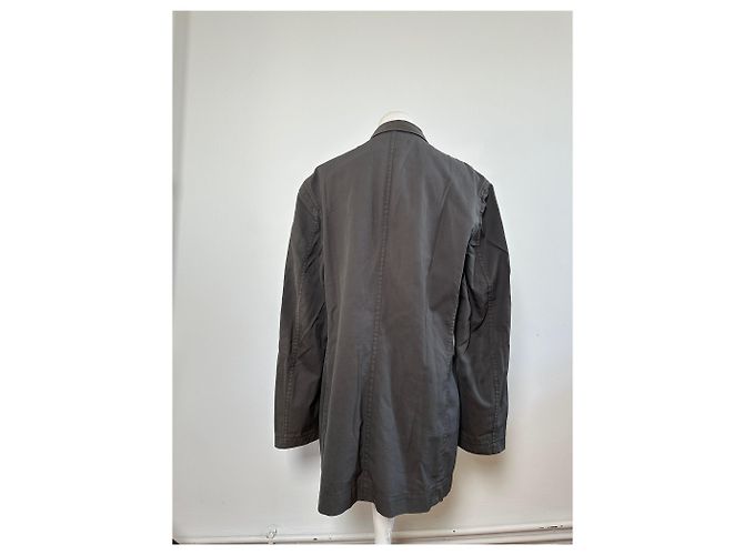 Giacca Vintage Issey Miyake in misto cotone da uomo Grigio M - vista 14
