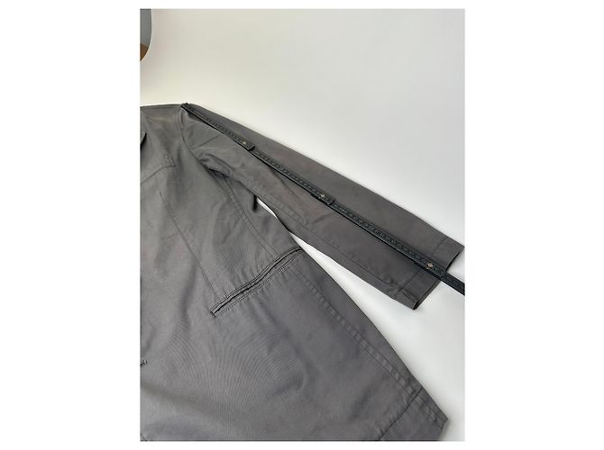 Giacca Vintage Issey Miyake in misto cotone da uomo Grigio M - vista 6