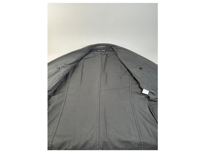 Giacca Vintage Issey Miyake in misto cotone da uomo Grigio M - vista 8